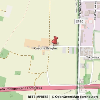 Mappa Via Braghe,  11, 22074 Lomazzo, Como (Lombardia)