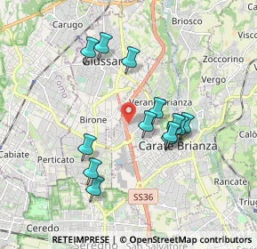 Mappa Via F. Turati, 20843 Verano Brianza MB, Italia (1.61615)