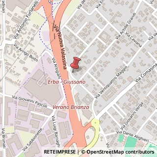 Mappa Via F. Turati, 18, 20843 Verano Brianza, Monza e Brianza (Lombardia)