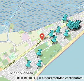 Mappa Piazza I Maggio, 33054 Lignano Sabbiadoro UD, Italia (1.2395)