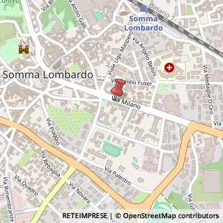 Mappa Via Milano, 2, 21019 Somma Lombardo, Varese (Lombardia)