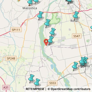 Mappa Via Battisti, 36056 Tezze sul Brenta VI, Italia (7.0625)