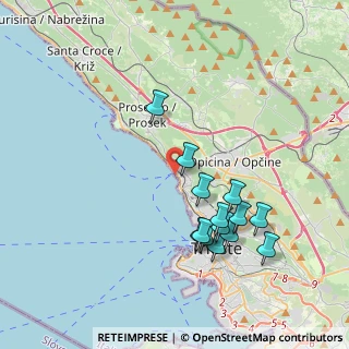 Mappa Golfo di Trieste, 34136 Trieste TS, Italia (3.75714)
