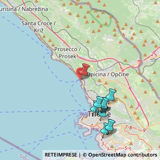 Mappa Golfo di Trieste, 34136 Trieste TS, Italia (4.50364)