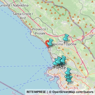 Mappa Golfo di Trieste, 34136 Trieste TS, Italia (4.38182)