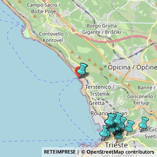 Mappa Golfo di Trieste, 34136 Trieste TS, Italia (3.26789)