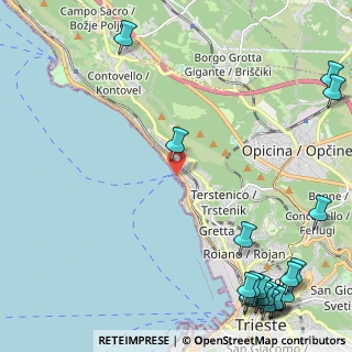 Mappa Golfo di Trieste, 34136 Trieste TS, Italia (3.641)