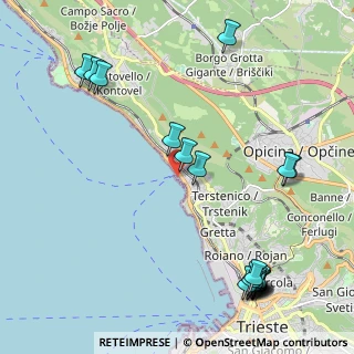 Mappa Golfo di Trieste, 34136 Trieste TS, Italia (2.8045)