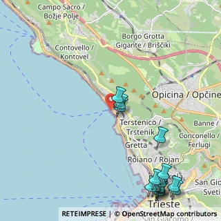 Mappa Golfo di Trieste, 34136 Trieste TS, Italia (3.01)