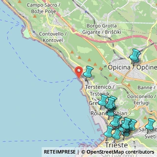 Mappa Golfo di Trieste, 34136 Trieste TS, Italia (3.26474)