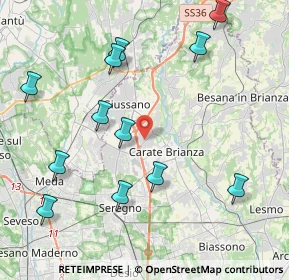 Mappa Via XIV Maggio, 20843 Verano Brianza MB, Italia (4.65667)