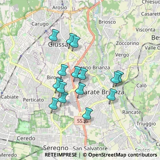 Mappa Via XIV Maggio, 20843 Verano Brianza MB, Italia (1.57133)