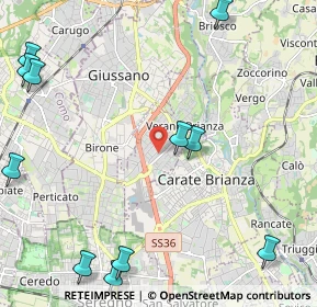 Mappa Via XIV Maggio, 20843 Verano Brianza MB, Italia (3.05545)