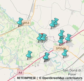 Mappa Via Giuseppe Pastore, 31050 Zenson di Piave TV, Italia (3.415)