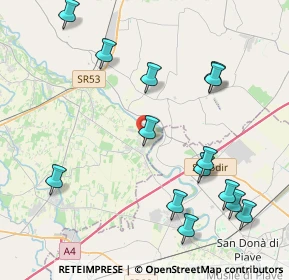 Mappa Via Giuseppe Pastore, 31050 Zenson di Piave TV, Italia (4.69786)