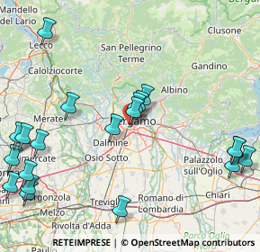 Mappa Via San Bernardino, 24127 Bergamo BG, Italia (21.1925)