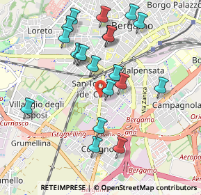 Mappa Via San Bernardino, 24127 Bergamo BG, Italia (0.9675)