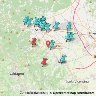 Mappa Piazza Marconi, 36030 San Vito di Leguzzano VI, Italia (3.69222)