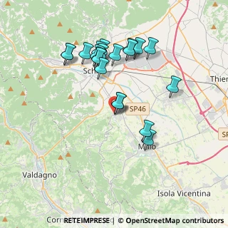 Mappa Piazza Marconi, 36030 San Vito di Leguzzano VI, Italia (3.616)