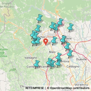 Mappa Piazza Marconi, 36030 San Vito di Leguzzano VI, Italia (6.9845)
