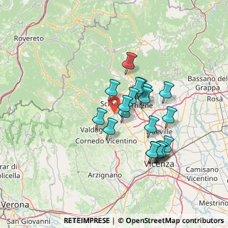 Mappa Piazza Marconi, 36030 San Vito di Leguzzano VI, Italia (11.664)