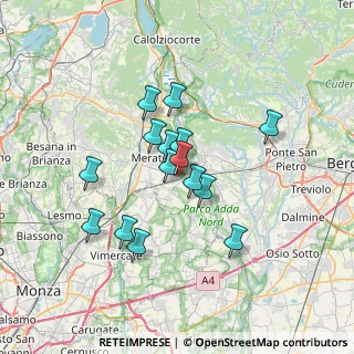 Mappa Via Al Ponte, 23877 Paderno d'Adda LC, Italia (5.53)
