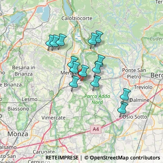 Mappa Via Al Ponte, 23877 Paderno d'Adda LC, Italia (5.73357)