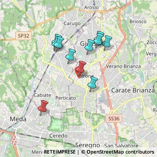 Mappa Via Vittorio Alfieri, 20833 Giussano MB, Italia (1.64)