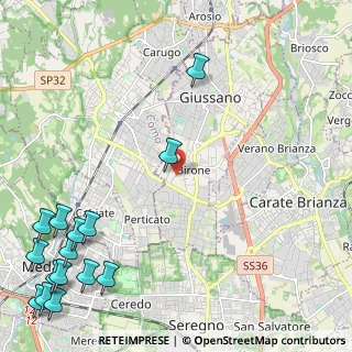 Mappa Via Vittorio Alfieri, 20833 Giussano MB, Italia (3.528)