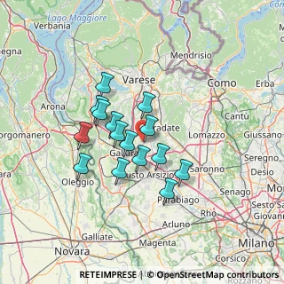 Mappa Via Piero Gobetti, 21050 Cairate VA, Italia (10.43)