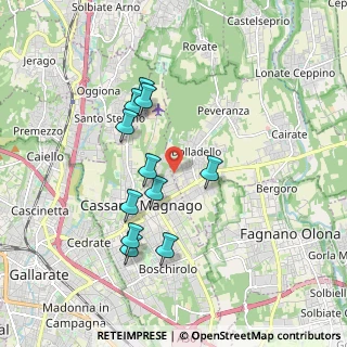 Mappa Via Piero Gobetti, 21050 Cairate VA, Italia (1.65818)