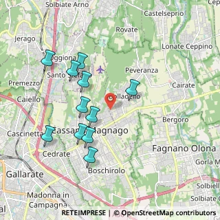 Mappa Via Piero Gobetti, 21050 Cairate VA, Italia (1.83455)