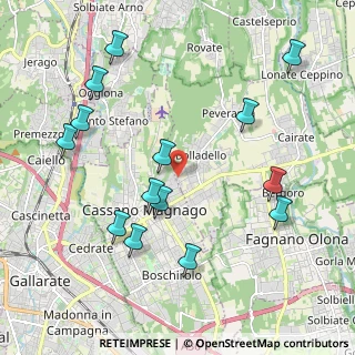 Mappa Via Piero Gobetti, 21050 Cairate VA, Italia (2.24929)