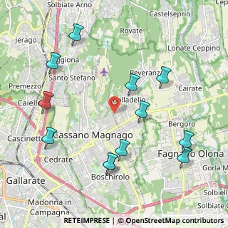 Mappa Via Piero Gobetti, 21050 Cairate VA, Italia (2.31667)