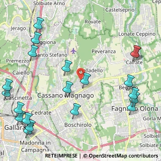 Mappa Via Piero Gobetti, 21050 Cairate VA, Italia (3.0075)