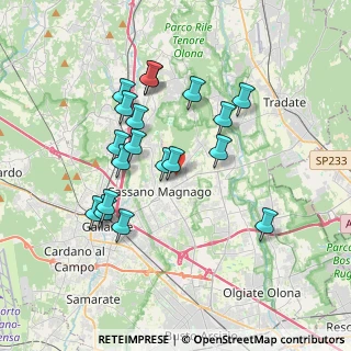 Mappa Via Piero Gobetti, 21050 Cairate VA, Italia (3.36789)