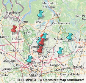 Mappa Via Giacomo Leopardi, 20842 Besana in Brianza MB, Italia (11.48364)