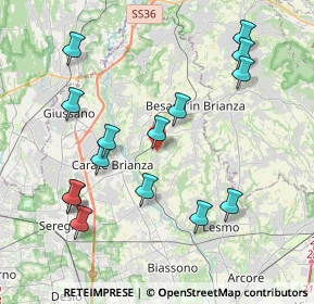 Mappa Via Giacomo Leopardi, 20842 Besana in Brianza MB, Italia (4.26)