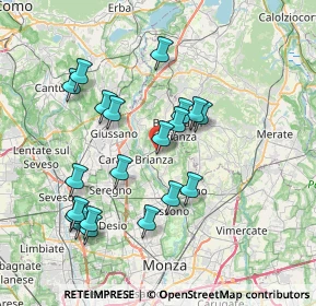 Mappa Via Giacomo Leopardi, 20842 Besana in Brianza MB, Italia (7.277)