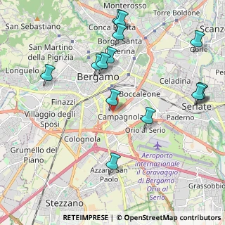 Mappa Via Case Barca, 24044 Bergamo BG, Italia (2.38071)