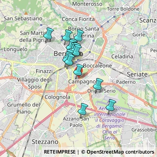 Mappa Via Case Barca, 24044 Bergamo BG, Italia (1.41125)