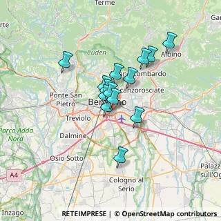 Mappa Via Case Barca, 24044 Bergamo BG, Italia (4.88286)