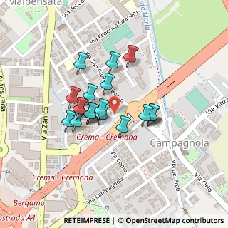Mappa Via Case Barca, 24044 Bergamo BG, Italia (0.164)