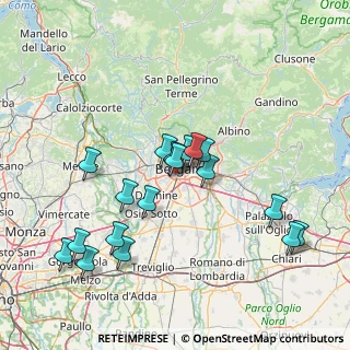 Mappa 20127 Bergamo BG, Italia (14.63889)
