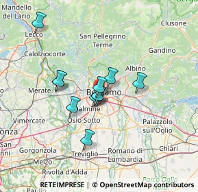 Mappa 20127 Bergamo BG, Italia (10.08727)