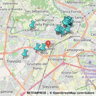 Mappa 20127 Bergamo BG, Italia (2.06412)