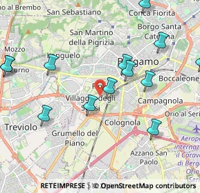 Mappa 20127 Bergamo BG, Italia (2.33462)