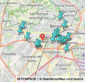 Mappa 20127 Bergamo BG, Italia (1.68)