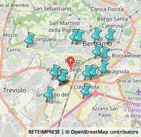 Mappa 20127 Bergamo BG, Italia (1.58125)
