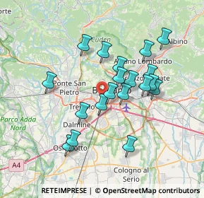 Mappa 20127 Bergamo BG, Italia (6.30947)